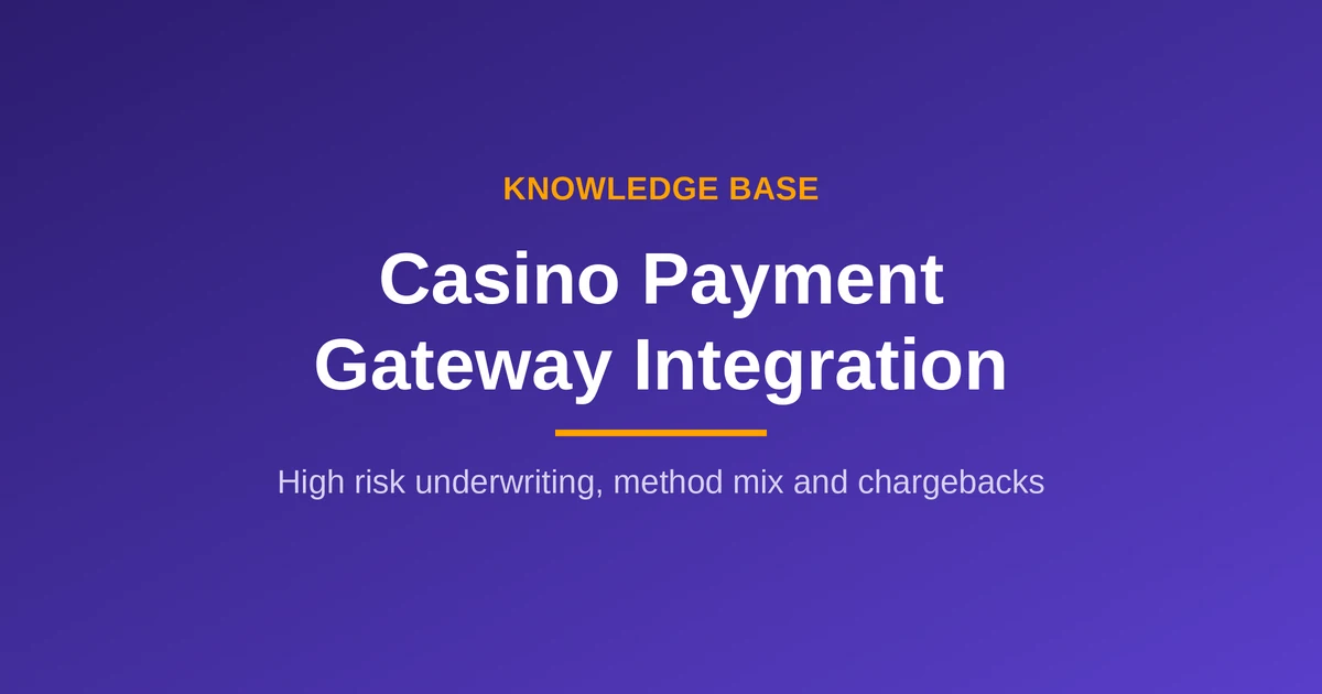 Casino payment gateway integration: how a deposit reaches the player wallet
