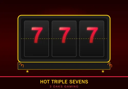 Hot Triple Sevens by 3 Oaks Gaming