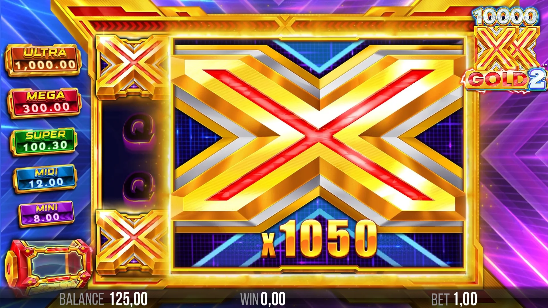 10,000 X Gold 2 slot game by 4ThePlayer