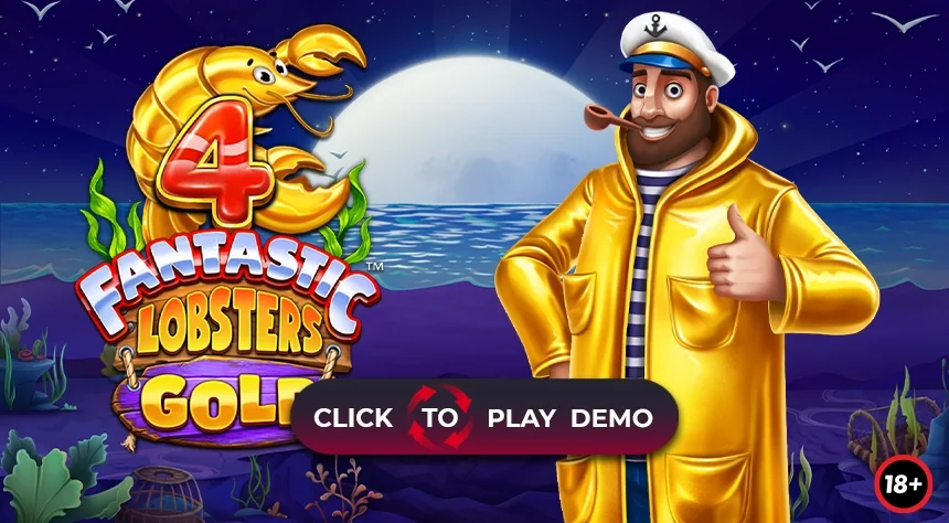 4 Fantastic Lobsters Gold slot game by 4ThePlayer