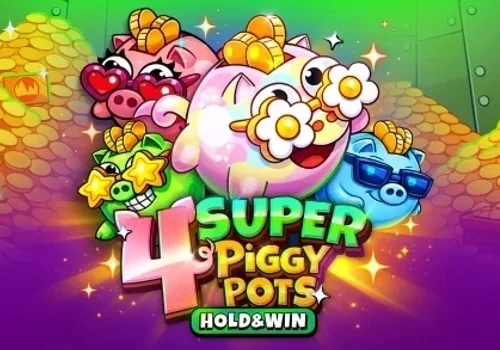 4 Super Piggy Pots by Clawbuster