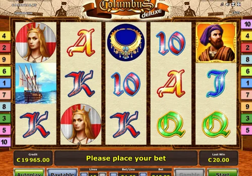 Columbus Deluxe slot by Greentube