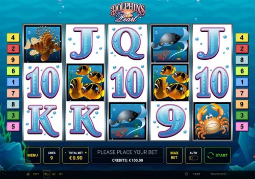 Dolphin's Pearl Deluxe slot by Greentube