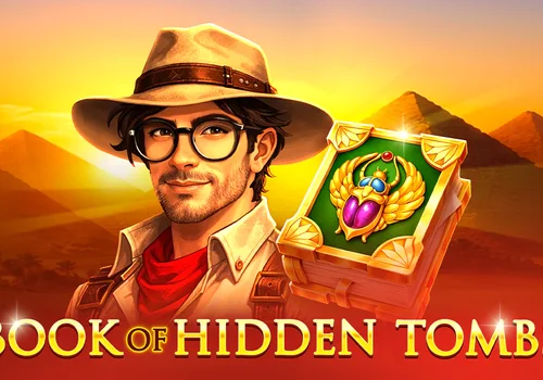 Book of Hidden Tombs slot game — available via Groove Technology