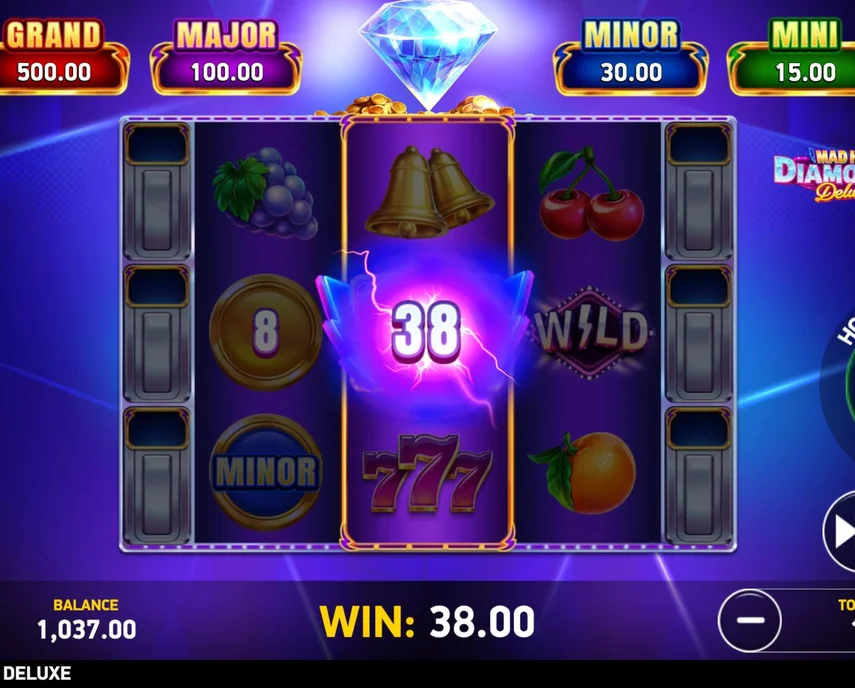 Mad Hit Diamonds Deluxe by RubyPlay