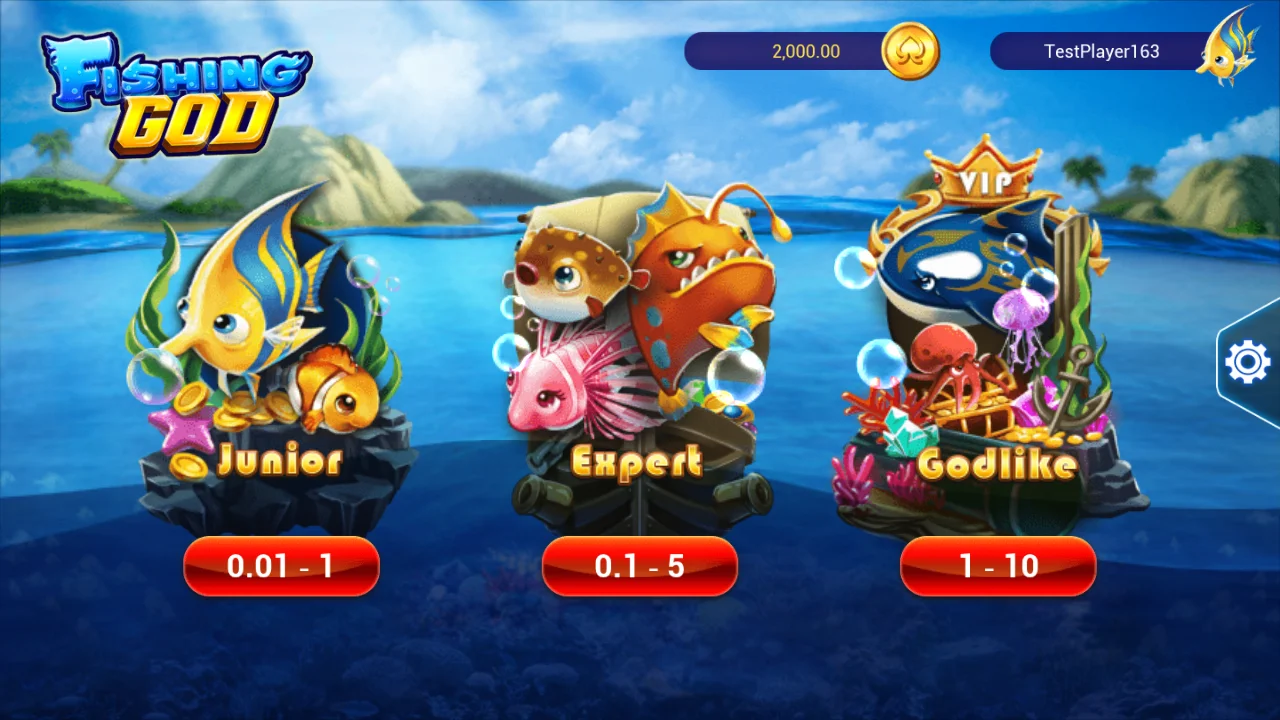 Fishing God game by Spadegaming
