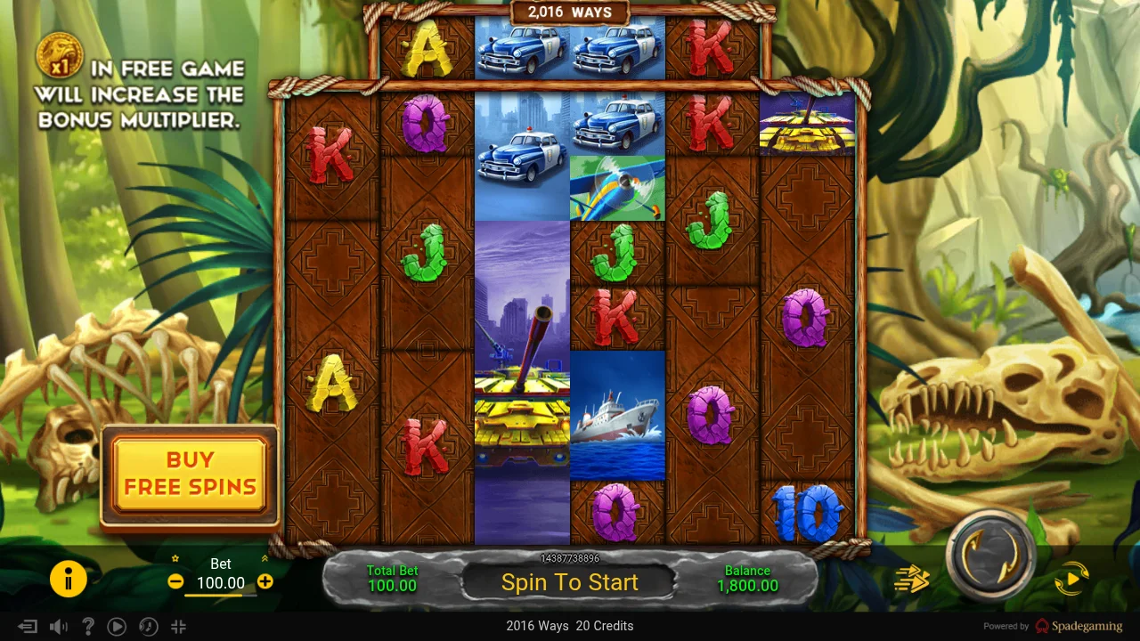 Legacy of Kong Maxways slot game by Spadegaming