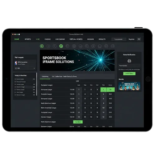 sportsbook iframe solutions