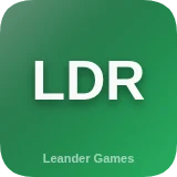 Leander Games logo